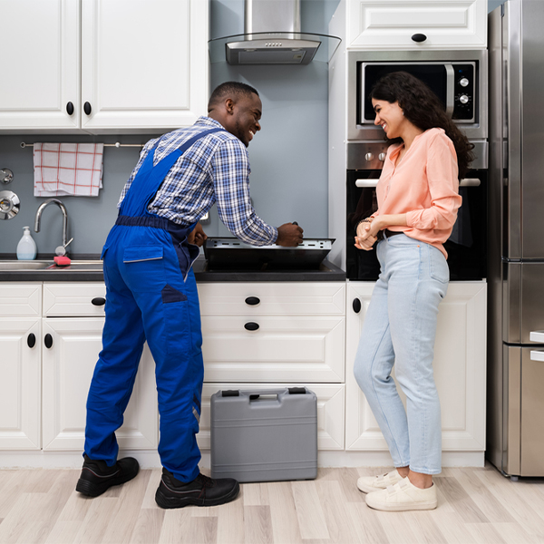 what kind of warranty do you offer on your cooktop repair services in Halifax County North Carolina